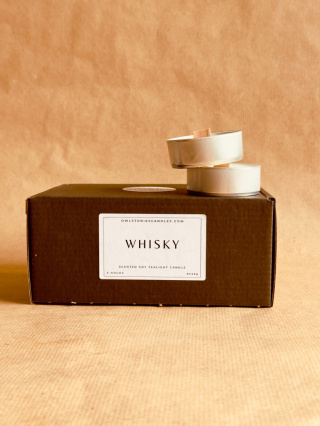 Tealight Whisky zestaw 6szt